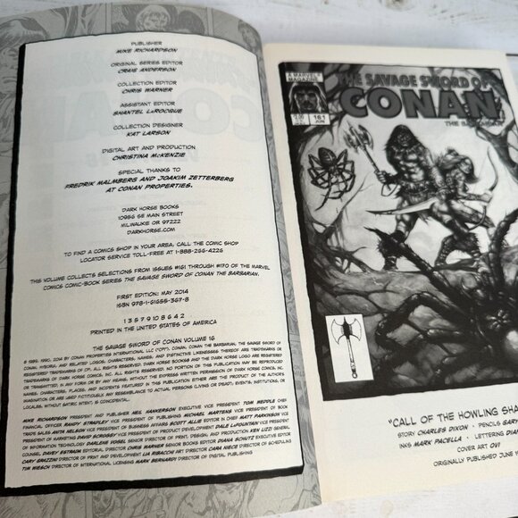 Savage Sword of Conan Dixon Kwapisz Conway Volume 16 1st Ed PB 2014 Comic Book - Picture 6 of 12
